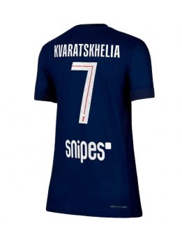 Paris Saint-Germain Khvicha Kvaratskhelia #7 Replika Hemmakläder Dam 2025-26 Kortärmad